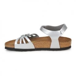 Chaussures Femme Sandales et Nu-pieds Birkenstock BALI Argenté -Sandales Soldes Boutique 85629 500 D