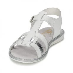 Chaussures Fille Sandales et Nu-pieds Citrouille et Compagnie ROLUI Blanc -Sandales Soldes Boutique 859805 500 C