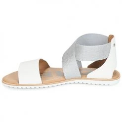 Chaussures Femme Sandales et Nu-pieds Sorel ELLA SANDAL White -Sandales Soldes Boutique 8928025 500 D