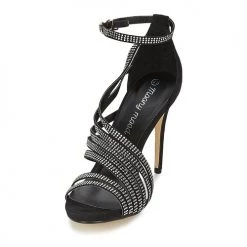 Chaussures Femme Sandales et Nu-pieds Moony Mood FARAGI Noir -Sandales Soldes Boutique 893811 500 C