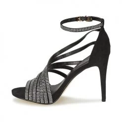 Chaussures Femme Sandales et Nu-pieds Moony Mood FARAGI Noir -Sandales Soldes Boutique 893811 500 D