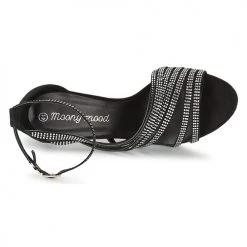 Chaussures Femme Sandales et Nu-pieds Moony Mood FARAGI Noir -Sandales Soldes Boutique 893811 500 F