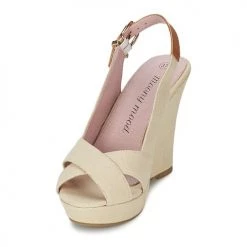 Chaussures Femme Sandales et Nu-pieds Moony Mood AKOLM Beige -Sandales Soldes Boutique 893813 500 C