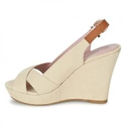 Chaussures Femme Sandales et Nu-pieds Moony Mood AKOLM Beige -Sandales Soldes Boutique 893813 500 D