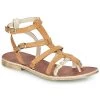Chaussures Fille Sandales et Nu-pieds GBB NOVARA Cognac / Doré