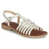 Chaussures Fille Sandales et Nu-pieds GBB BANGKOK Beige / blanc