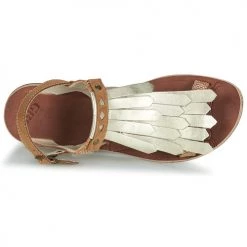 Chaussures Fille Sandales et Nu-pieds GBB ACARO Marron / Doré -Sandales Soldes Boutique 9020009 500 F