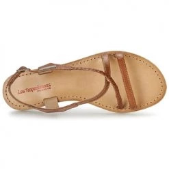 Chaussures Femme Sandales et Nu-pieds Les Tropéziennes par M Belarbi HANANO Tan -Sandales Soldes Boutique 920716 500 F