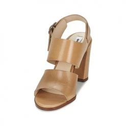 Chaussures Femme Sandales et Nu-pieds Dune London CUPPED BLOCK HEEL SANDAL Beige -Sandales Soldes Boutique 925448 500 C