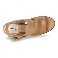 Chaussures Femme Sandales et Nu-pieds Dune London CUPPED BLOCK HEEL SANDAL Beige -Sandales Soldes Boutique 925448 500 F